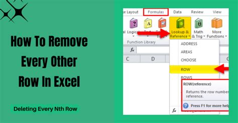 How to delete every other row or every Nth row in Excel .